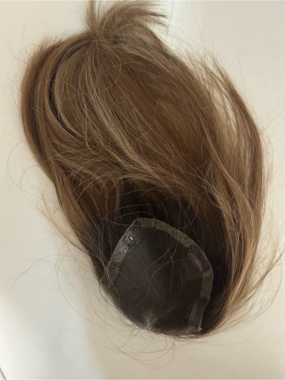 Light Brown Women's Clip-In Hairpiece - Natural Shine - Picture 4 of 4